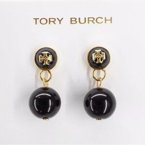 TORY BURCH Saher Logo Drop Earrings